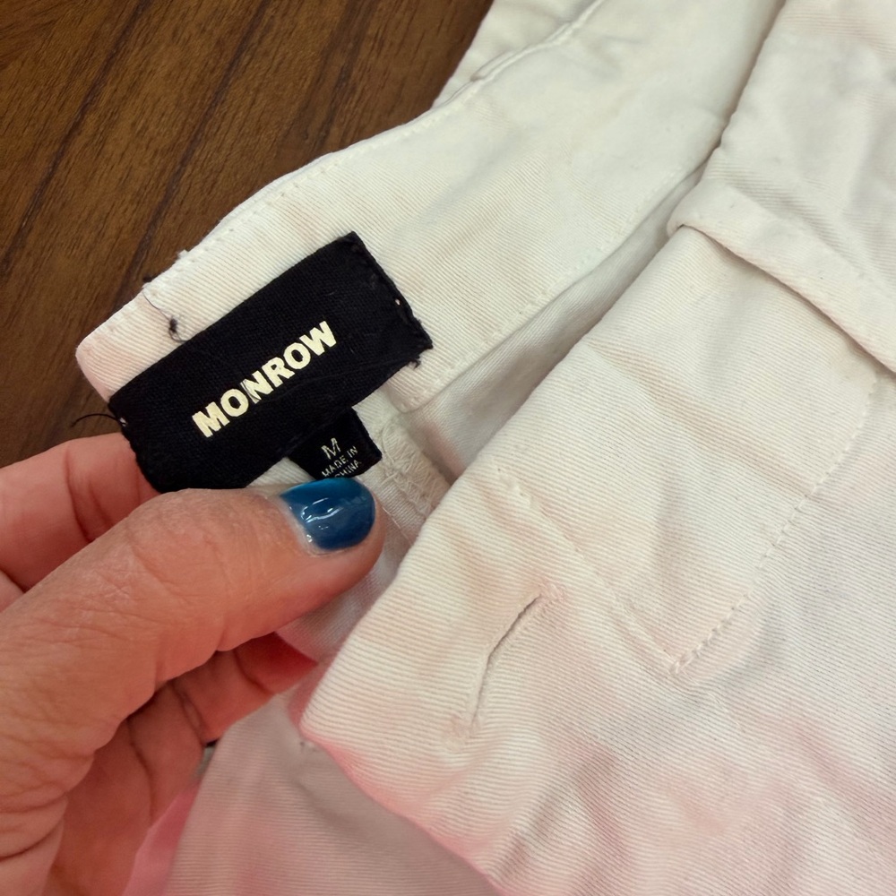 Monroe Utility Pants in Ivory White
